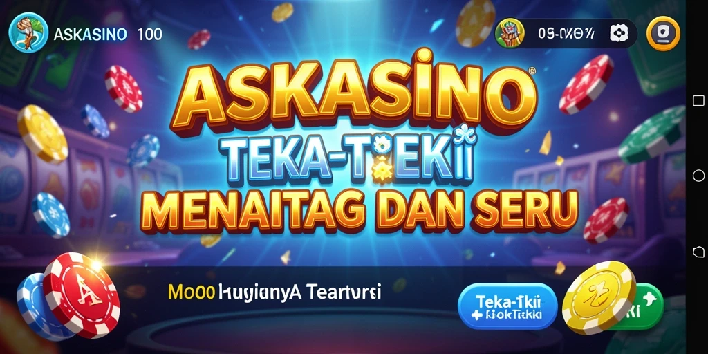 Antarmuka pengguna ASKASINO dengan berbagai teka-teki menantang.