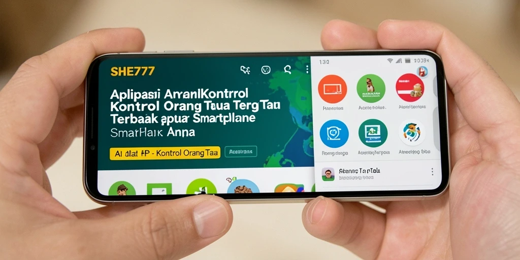 Antarmuka pengguna SHE777 yang intuitif untuk Kontrol Orang Tua.